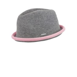 Hoedje Boston grijs-roze - chemo hoofdbedekking / alopecia hoofdbedekking Chemo mutsjes chemo Hoedje Boston grijs-roze - chemo hoofdbedekking