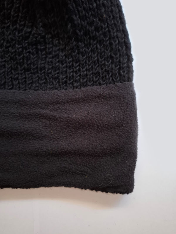 Hippe chemo mutsjes winter - Beanie Nel Black -  chemo muts winter