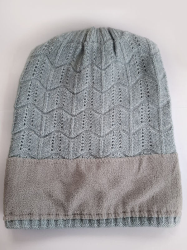 Beanie Maira Washed Blue - chemo hat / alopecia headwear