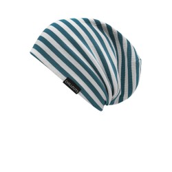 Beanie Bangkok Petrol - chemo mutsje / alopecia mutsje goedkope chemo mutsjes katoen - Beanie Bangkok Petrol
