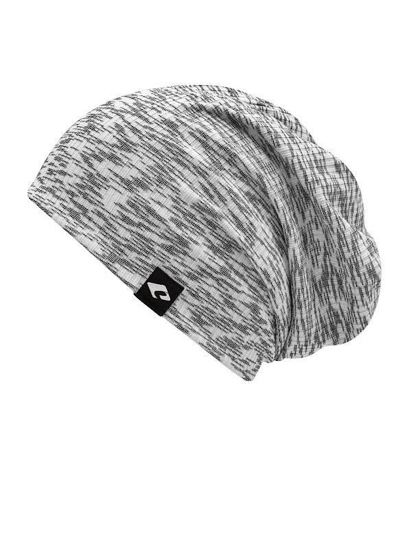 Beanie Kanpur Black-White - chemo hat / alopecia headwear