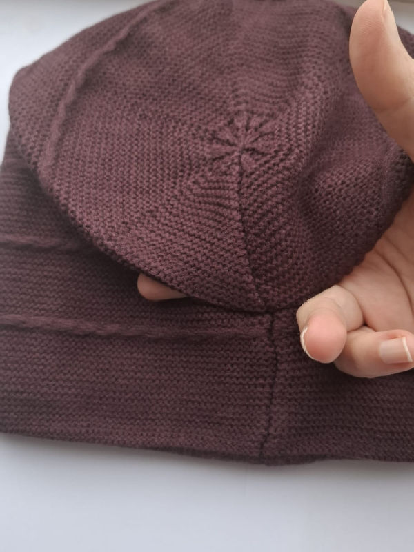 Beanie Artemis bordeaux- chemo hat / alopecia headwear
