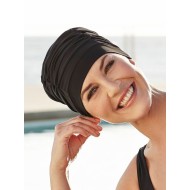 Zwem mutsje Wave zwart van Mooihoofd specialist in chemo mutsjes