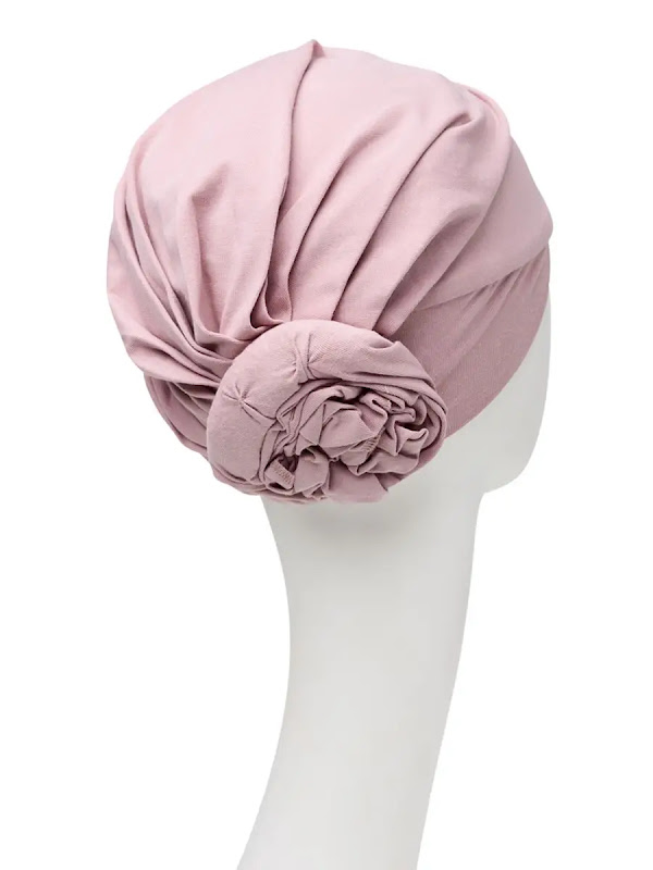 Chemo Turban Zuri Woodrose - chemo mutsjes winkel Mooihoofd