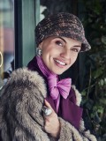 Cap Pandora Oxford Brown - chemo cap / alopecia cap