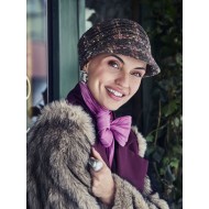 Cap Pandora Oxford Brown - chemo cap / alopecia cap