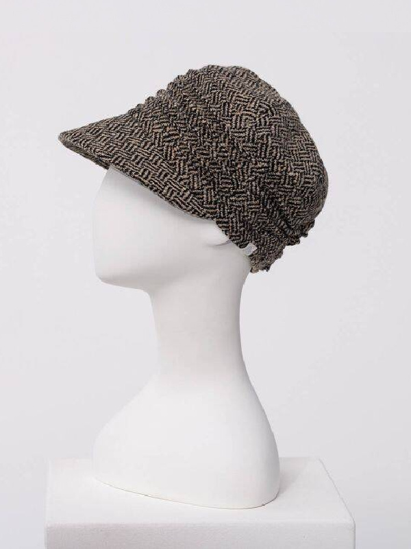 Cap Pandora Vintage Tweed - chemo cap / alopecia cap