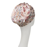 Hippe Chemo mutsjes winkel -Turban Sapphire Oriental Rose Paisley