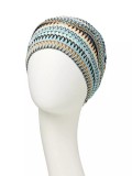 Hat Ruby Skye Zig-Zag Blue - chemo hat / alopecia hat