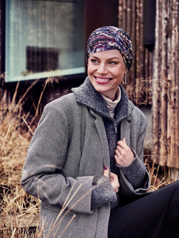 Hippe chemo mutsjes winkel - Turban HocJoyo Tie Dye Dusk