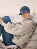 Cap HocShana - Dark Blue Denim - chemo cap / alopecia cap