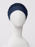Top Yoga Dark Blue Denim - cancer hat / alopecia headwear