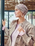 Hippe chemo mutsjes winkel - Turban Shakti Protea Love - alopecia vrouwen