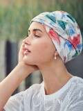 Hippe chemo mutsjes winkel - Turban Shakti Tropical Blossom - alopecia vrouwen