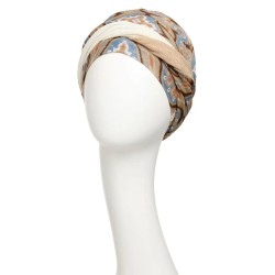 Hippe chemo mutsjes winkel - Turban Shakti Protea Love - alopecia vrouwen