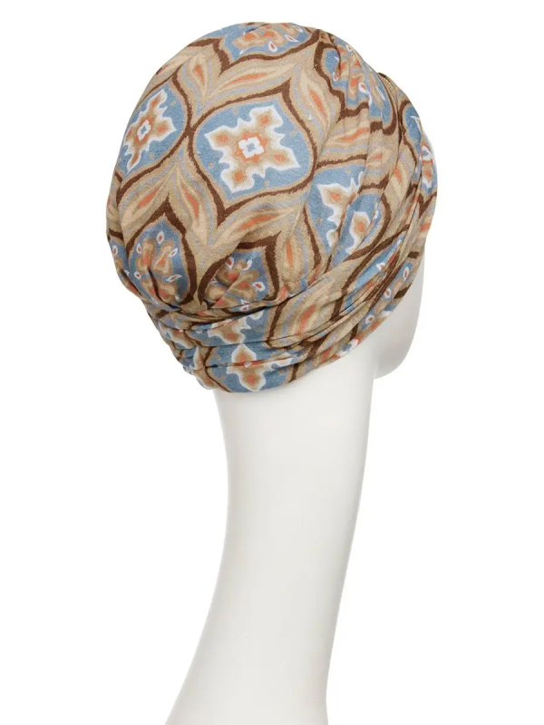 Hippe chemo mutsjes winkel - Turban Shakti Protea Love - alopecia vrouwen