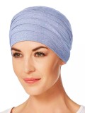 Chemo mutsjes Christine Headwear Nederland - Top Yoga Blue Melange