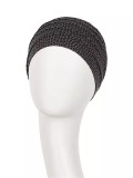 Top Yoga Black 'n Beige - cancer hat / alopecia headwear