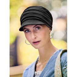 Cap HocYoga - Black - chemotherapy headwear / alopecia cap  Cap HocYoga - Black - chemotherapy headwear / alopecia cap