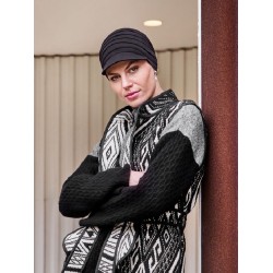 Cap HocYoga - Black - chemotherapy headwear / alopecia cap  Cap HocYoga - Black - chemotherapy headwear / alopecia cap