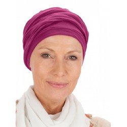 Top PLUS Cyclaam - chemo mutsje / alopecia mutsje - van Mooihoofd Hippe chemo mutsjes winkel Mooihoofd - Top PLUS Cyclaam - alopecia vrouwen