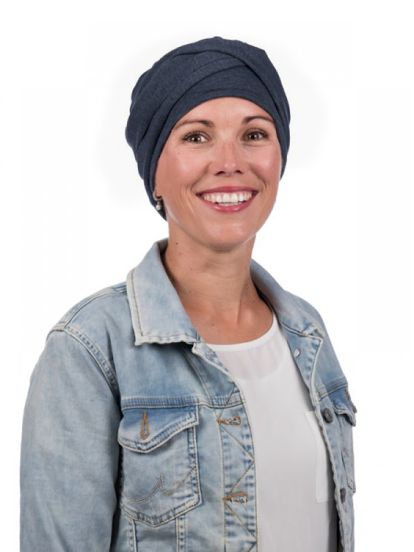 Top PLUS jeans - chemo mutsje / alopecia vrouwen 