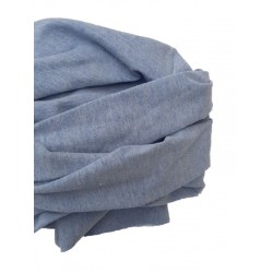 Top PLUS blauw melee - chemo muts / alopecia muts Chemo mutsjes winkel Mooihoofd - Top PLUS blauw melee - alopecia vrouwen