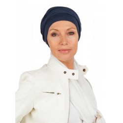 Top PLUS Navy - mutsje voor chemo of alopecia Chemo mutsjes Mooihoofd - Top PLUS Navy - mutsje voor chemo of alopecia