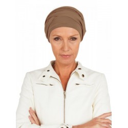 Top PLUS taupe - chemo mutsje of alopecia mutsje Top PLUS taupe - chemo mutsjes, alopecia vrouwen - verkrijgbaar bij Mooihoofd