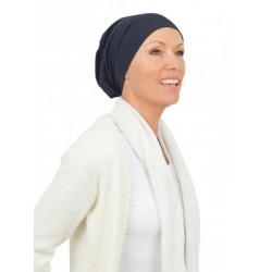 Top Tio navy - chemo mutsjes / alopecia mutsje Chemo mutsjes winkel Mooihoofd - Top Tio navy