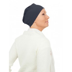Top Tio navy - chemo mutsjes / alopecia mutsje Chemo mutsjes winkel Mooihoofd - Top Tio navy