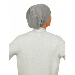 Top Tio lichtgrijs melee - chemo mutsje / alopecia mutsje Top Tio lichtgrijs melee - chemo mutsjes Mooihoofd / alopecia mutsje