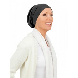 Top Tio Charcoal melee - chemo mutsje/ alopecia mutsje goedkope chemo mutsjes - Top Tio Charcoal melee - chemo mutsje / alopecia mutsje