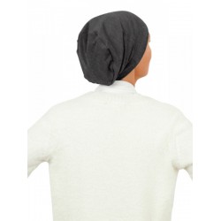 Top Tio Charcoal melee - chemo mutsje/ alopecia mutsje goedkope chemo mutsjes - Top Tio Charcoal melee - chemo mutsje / alopecia mutsje