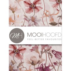 Top Tio Pink Flowers - chemo mutsje / alopecia mutsje Chemo mutsjes chemo muts Top Tio Pink Flowers