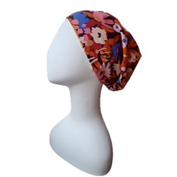 Top Tio Autumn Blossom - chemo mutsje / alopecia mutsje hippe chemo mutsjes winkel Mooihoofd - Top Tio Autumn Blossom