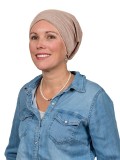 Top Tio brown melange - chemo hat / alopecia hat