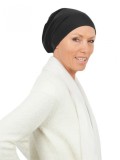 Top Tio black - chemo hat / alopecia hat