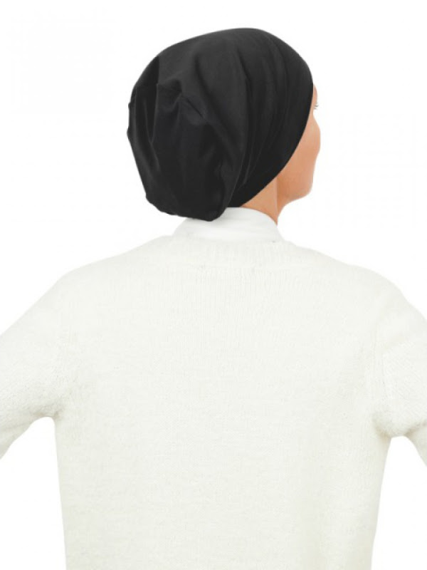 Top Tio black - chemo hat / alopecia hat