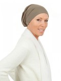 goedkope Chemo mutsjes Mooihoofd - Top Tio taupe - chemo muts