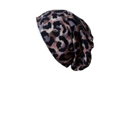 Chemo mutsjes chemo muts - Top Tio panter Lavender-Brown - alopecia vrouwen