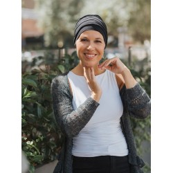 Hippe Chemo mutsjes winkel - Top Aura Zwart