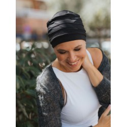Hippe Chemo mutsjes winkel - Top Aura Zwart