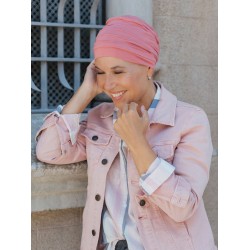 Top Aura mauve rose - cancer hat / alopecia headwear Top Aura mauve rose - cancer hat / alopecia headwear