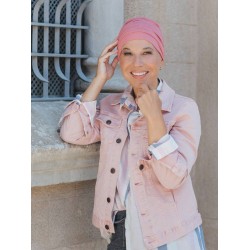 Top Aura mauve rose - cancer hat / alopecia headwear Top Aura mauve rose - cancer hat / alopecia headwear