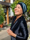 Top Ayana - Navy/Blue - chemo hat / alopecia headwear