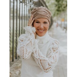 Hat Dina Oslo - Caramel Latte - chemo hat / alopecia headwear Hat Dina Oslo - Caramel Latte - chemo hat / alopecia headwear