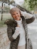 Chemo mutsjes winkel- winter muts Dina Oslo - Caramel Latte