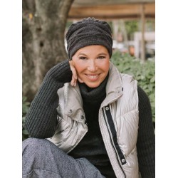Hat Dina Oslo - Vulcanic Grey - chemo hat / alopecia headwear Hat Dina Oslo - Vulcanic Grey - chemo hat / alopecia headwear