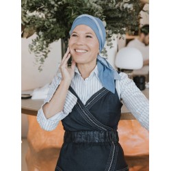 Headscarf Doris - Duo Blue - chemo headwear / alopecia headscarf Headscarf Doris - Duo Blue - chemo headwear / alopecia headscarf